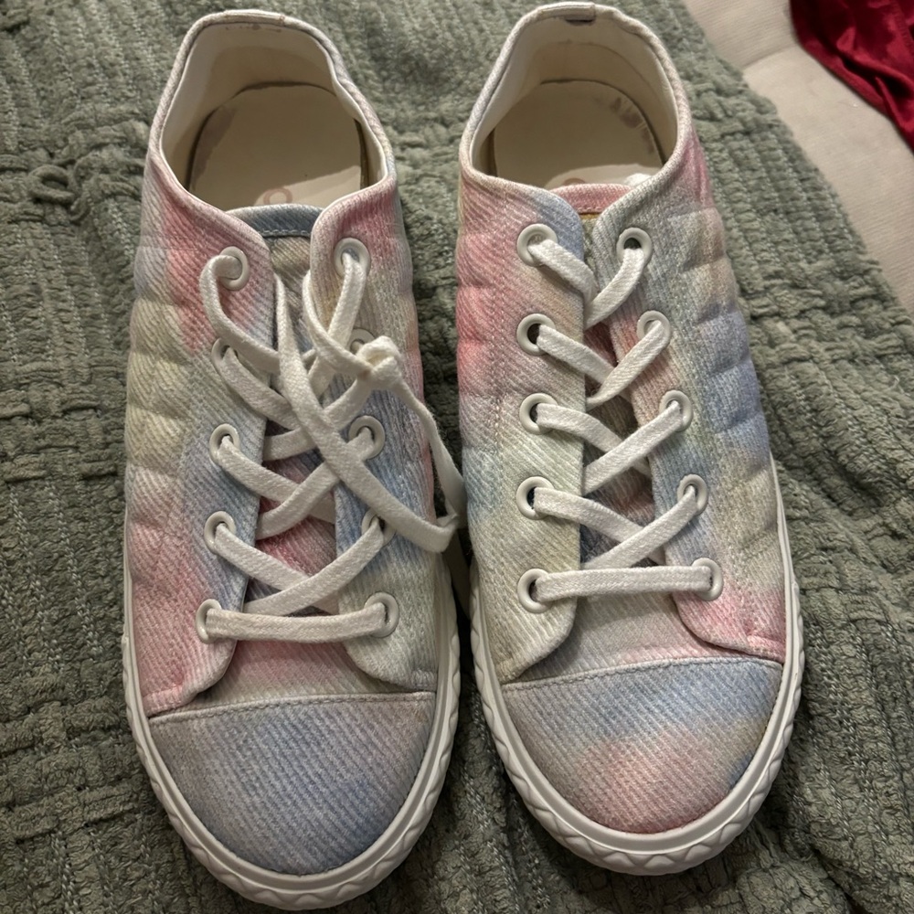 Colorful Tie-Dye Sneakers